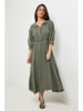 Rodier Lin Leinen-Kleid in Khaki
