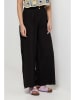 Rodier Lin Leinen-Marlenehose in Schwarz