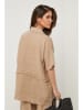 Rodier Lin Leinen-Hemd in Camel