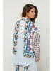 Rodier Lin Linnen blouse lichtblauw/wit
