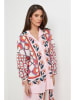 Rodier Lin Linnen blouse rosé/wit