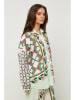 Rodier Lin Linnen blouse lichtgroen/wit