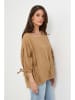 Rodier Lin Leinen-Bluse in Camel