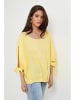 Rodier Lin Leinen-Bluse in Gelb