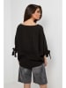Rodier Lin Leinen-Bluse in Schwarz