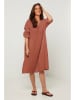 Rodier Lin Leinen-Kleid in Braun