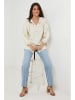 Rodier Lin Leinen-Bluse in Creme