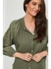 Rodier Lin Leinen-Bluse in Khaki