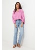 Rodier Lin Leinen-Bluse in Rosa