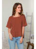 Rodier Lin Leinen-Shirt in Braun