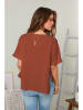 Rodier Lin Leinen-Shirt in Braun