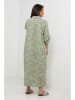 Rodier Lin Leinen-Kleid in Khaki