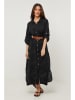 Rodier Lin Leinen-Kleid in Schwarz