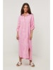 Rodier Lin Leinen-Kleid in Rosa