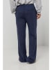 Rodier Lin Linnen broek donkerblauw