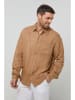 Rodier Lin Leinen-Hemd in Camel