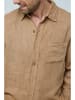 Rodier Lin Leinen-Hemd in Camel