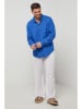 Rodier Lin Leinen-Hemd in Blau