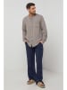 Rodier Lin Leinen-Hemd in Taupe