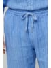 Rodier Lin Leinen-Shorts in Hellblau