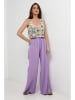 Rodier Lin Leinen-Hose in Lila