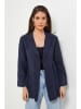 Rodier Lin Leinen-Blazer in Dunkelblau