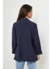 Rodier Lin Leinen-Blazer in Dunkelblau