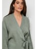 Rodier Lin Leinen-Cardigan in Khaki