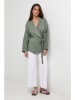 Rodier Lin Leinen-Cardigan in Khaki
