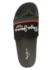 Pepe Jeans FOOTWEAR Pantoletten in Schwarz/ Khaki