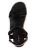 Pepe Jeans FOOTWEAR Skórzane sandały w kolorze czarnym