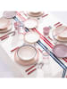 El Ganso 32tlg. Besteck-Set in Silber/ Rot