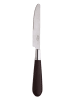 Bergner 24tlg. Besteck-Set in Silber/ Braun