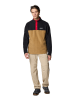 Columbia Bluza polarowa "Steens Mountain II" w kolorze czarno-jasnobrązowo-czerwonym