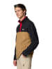 Columbia Fleece trui "Steens Mountain II" zwart/lichtbruin/rood