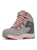 Columbia Leren boots "Youth Newton Ridge Amped" grijs/lichtroze