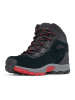 Columbia Skórzane botki "Youth Newton Ridge Amped" w kolorze czarno-czerwonym