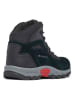 Columbia Skórzane botki "Youth Newton Ridge Amped" w kolorze czarno-czerwonym