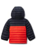 Columbia Winterjacke "Powder Lite II" in Schwarz/ Orange