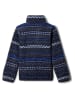 Columbia Fleecepullover "Helvetia II" in Grau/ Blau/ Weiß