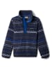 Columbia Fleecepullover "Helvetia II" in Grau/ Blau/ Weiß
