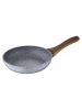 Cook&Chef 3er-Set: Bratpfannen "Daimiel" in Grau/ Hellbraun