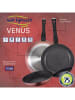 Cook&Chef 10tlg. Kochgeschirr-Set "Venus" in Silber/ Schwarz/ Kupfer