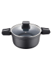 Bergner 2-delige set: pan met deksel "Bistro" grijs - Ø 24 cm