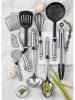 Bergner Spaghettilöffel "Expert" in Schwarz/ Silber - (L)32 cm