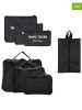 Charm 7-delige set: reisorganizers zwart