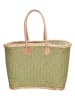 Beagles Shopper "Bozaka" in Grün - (B)52 x (H)35 x (T)24 cm