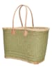 Beagles Shopper bag "Bozaka" w kolorze zielonym - 52 x 35 x 24 cm