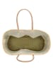 Beagles Shopper bag "Bozaka" w kolorze zielonym - 52 x 35 x 24 cm