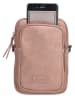 Beagles Handytasche "Malaga" in Rosa - (B)12,5 x (H)19,5 x (T)2,5 cm